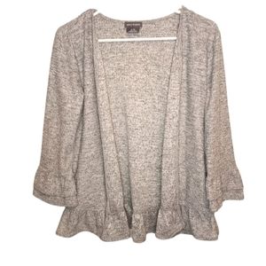 Van Heusen Grey Bell Sleeve Cardigan